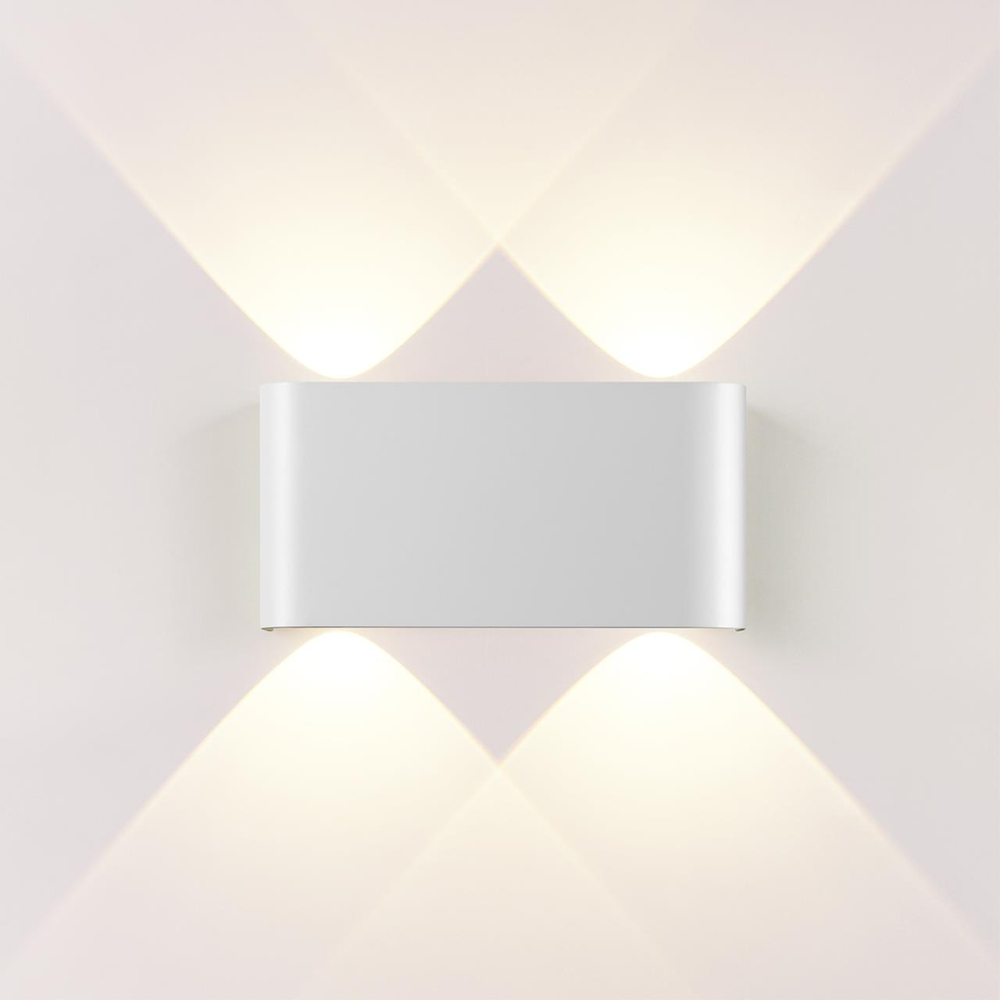 7192/4WL HIGHTECH ODL27 Настенный светильник белый/металл IP20 LED 4W 3000K 220V MAGNUM