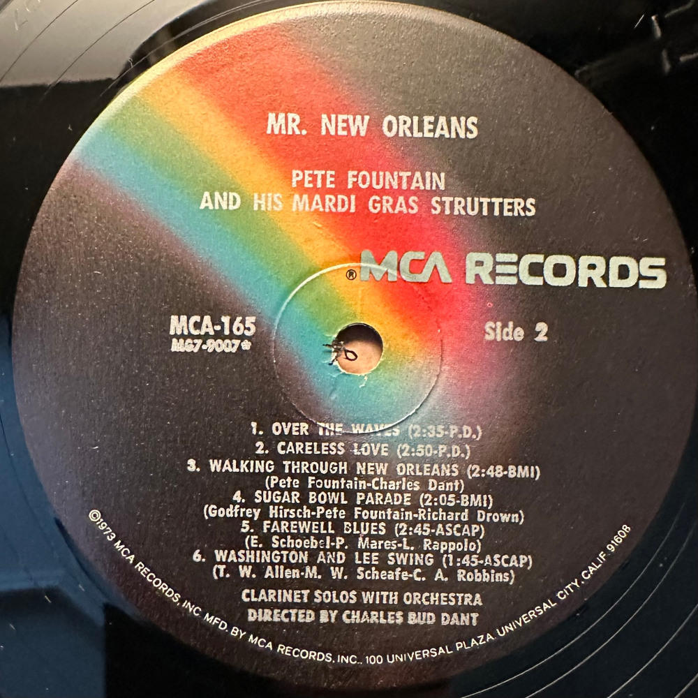 Pete Fountain And His Mardi Gras Strutters - Mr. New Orleans (США 1972г.)