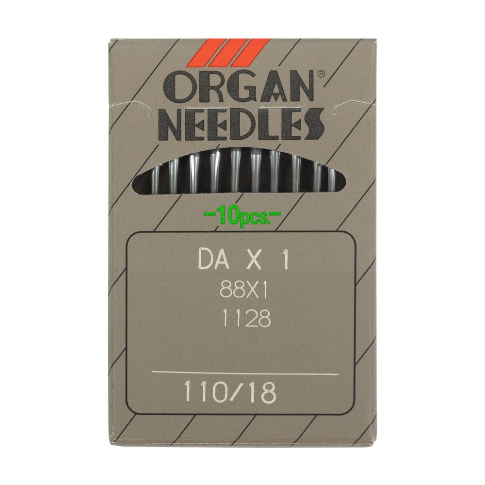 Иглы для промышленных швейных машин Organ DA*1, 10 шт, 110