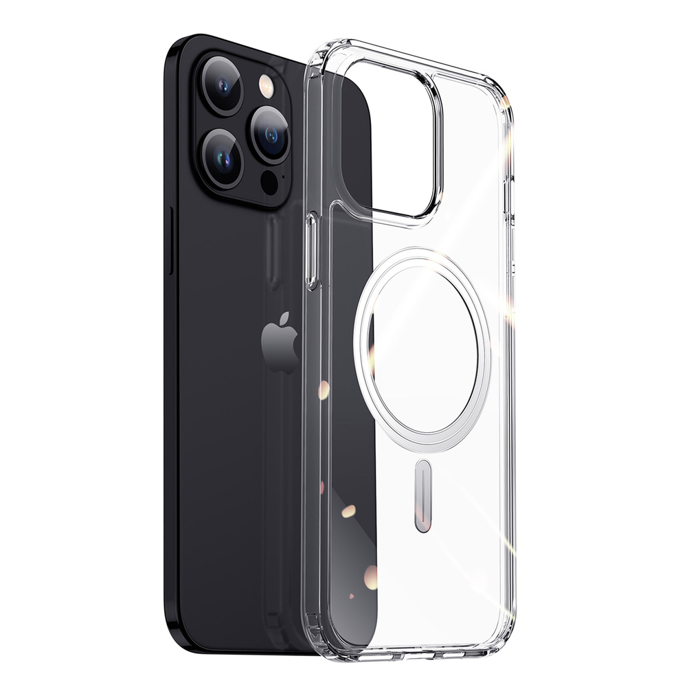 Усиленный прозрачный чехол с поддержкой MagSafe от Dux Ducis для iPhone 15 Pro, серия Clin Mag Series Case