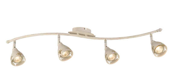 Светильник Sfera Sveta 85991/4 WGE, 4×15 Вт, золотой и белый