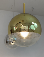 Pendant design lamp Mirror Ball by Tom Dixon (Gold)
