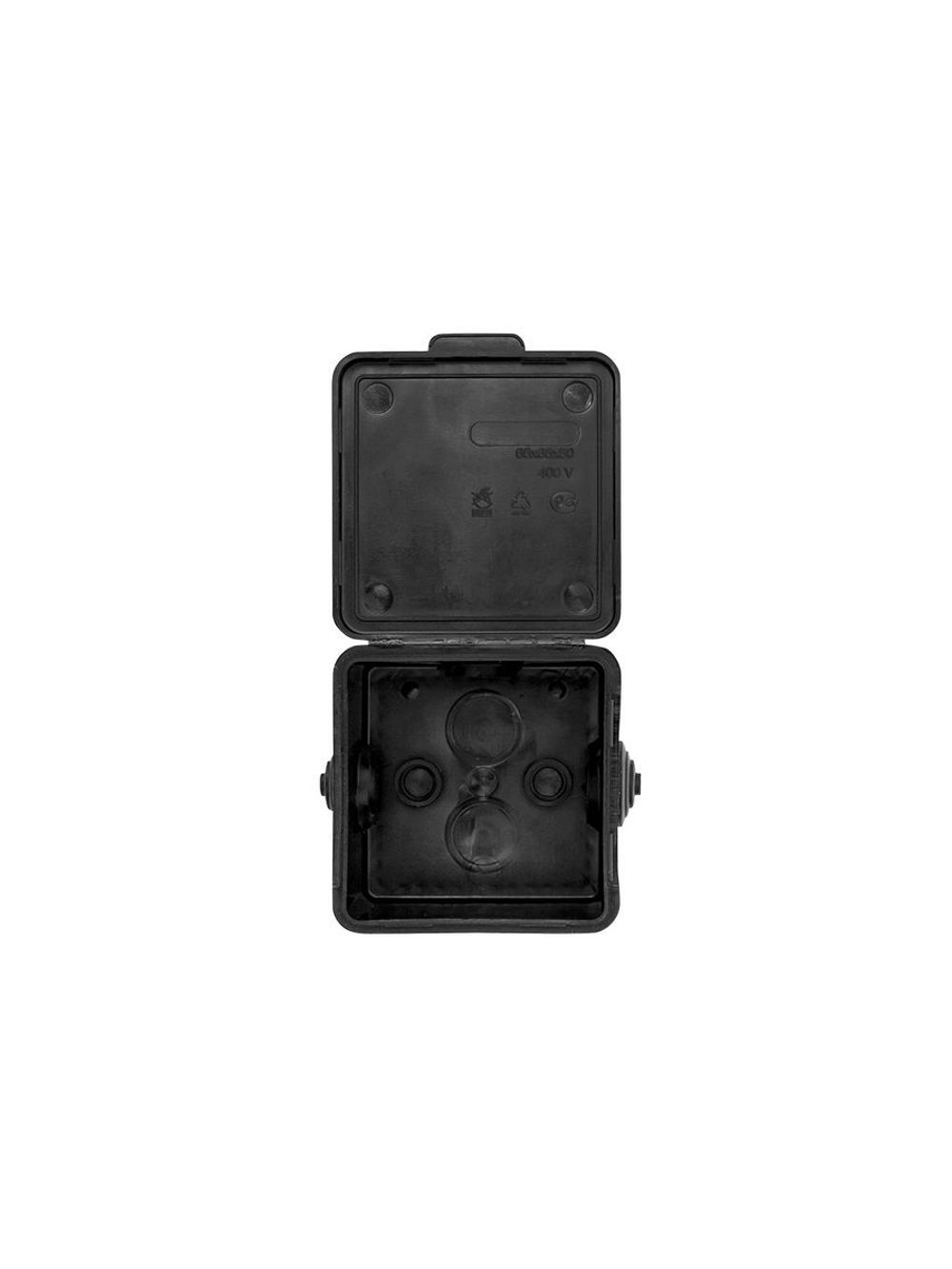 Коробка распаячная КМР-030-036 65х65х50 4 мембранных ввода черн. EKF plc-kmr2-030-036-b