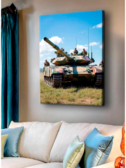 Картина "T-62", для интерьера 50х70см 1шт.