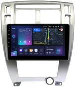 Магнитола для Hyundai Tucson 1 2004-2009 (рамка серебро) - Teyes CC3 монитор 10" QLED на Android 10, Быстрая, CarPlay, 4G SIM-слот