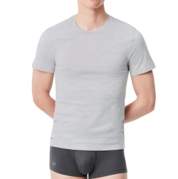 Теннисная футболка Lacoste Slim Fit Loungewear 3-Pack - white/grey/black