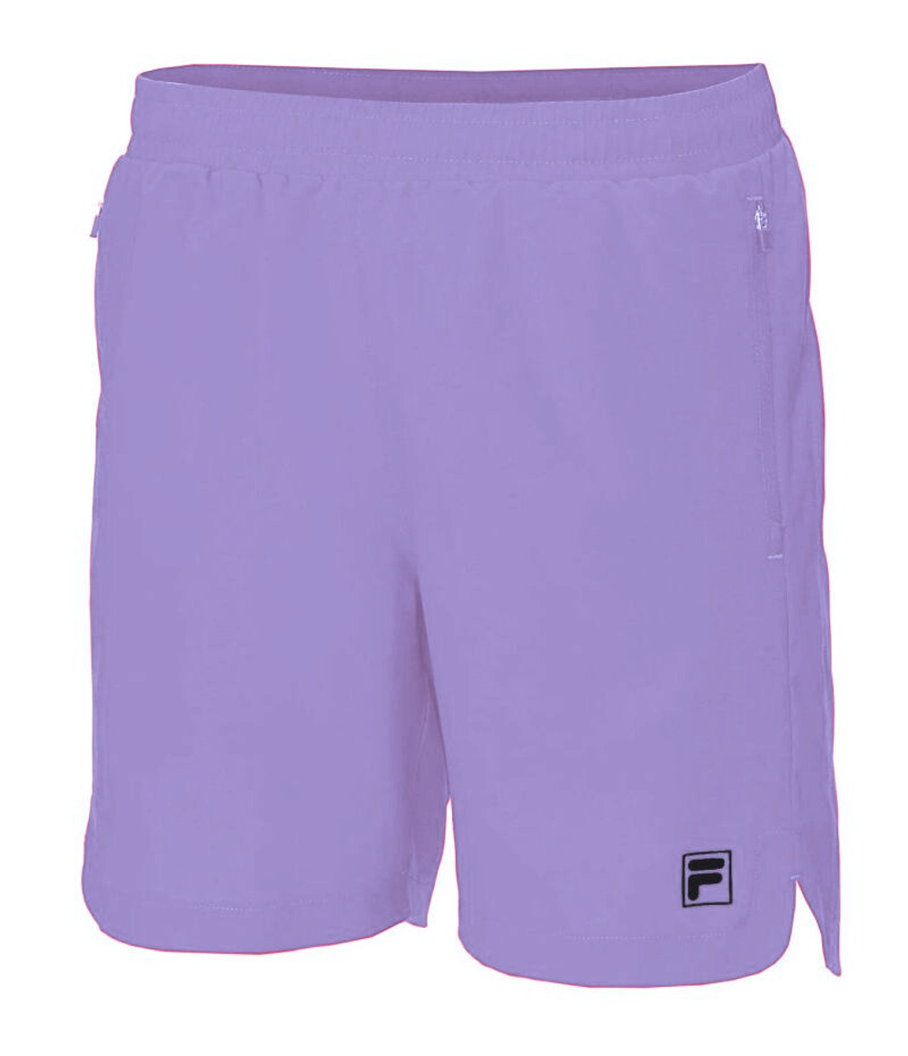 Мужские теннисные шорты Fila Elrik - lavender grey