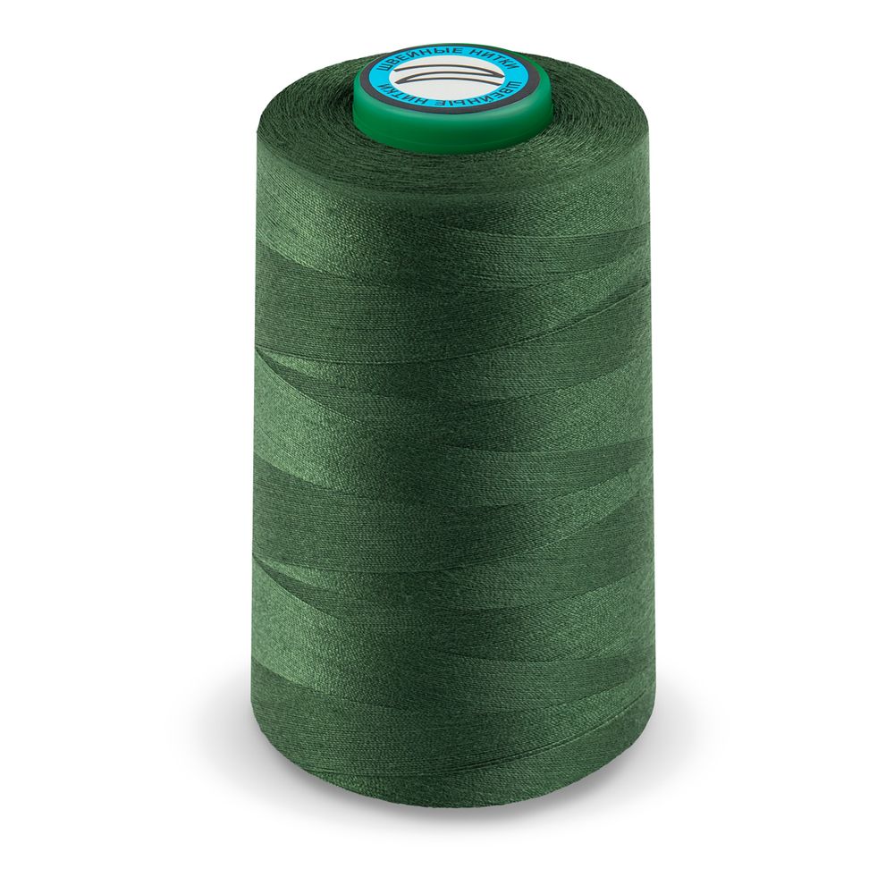 Нитки универсальные Nitka 40/2, 4570 м (5000 ярд) / 1 кат., 221 т.зеленый