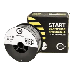 Проволока сварочная порошковая E71T-GS д.0,8 (1 кг) OSA START STE7108