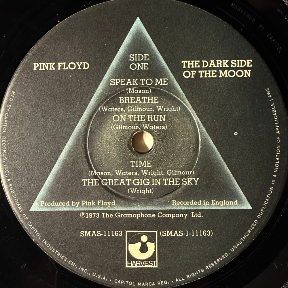 Pink Floyd – The Dark Side Of The Moon (США 1975г.) Т