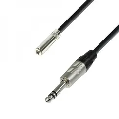 Adam Hall K4 BYV 0600 - кабель удлинительный для наушников, TRS (jack) 3.5 mm (F) stereo - TRS (jack