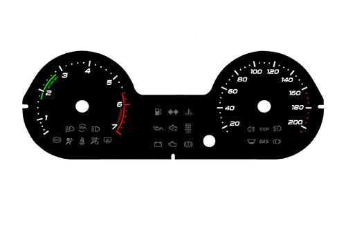 Шкала приборов Renault Logan