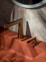 Смеситель Boheme Duo для раковины, 2х-позиционный COPPER BRUSHED