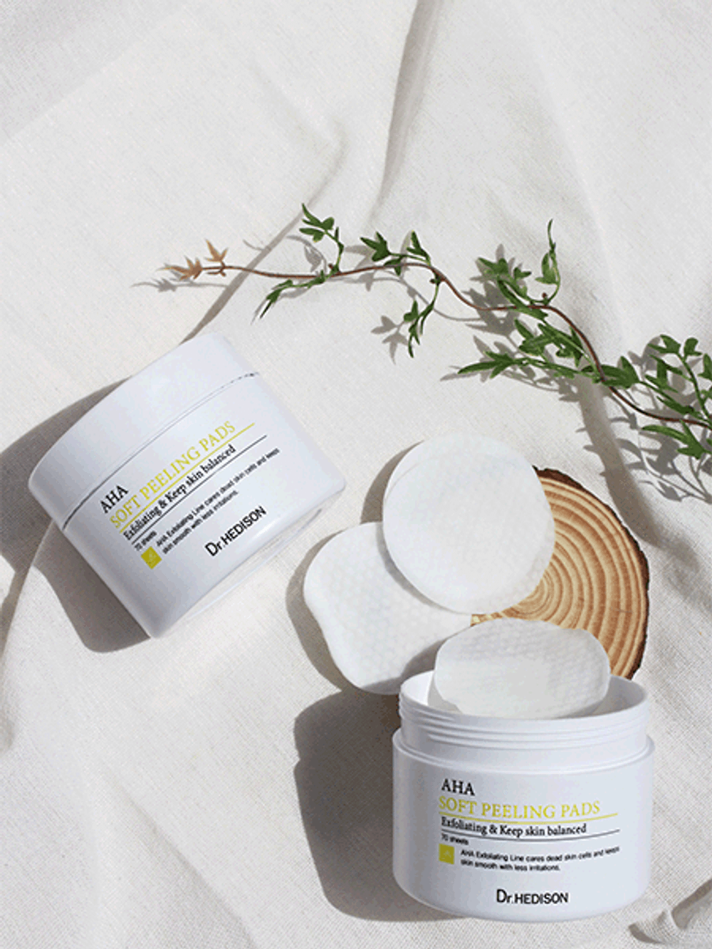 Пилинг-пэды Dr. Hedison AHA Soft Peeling pad