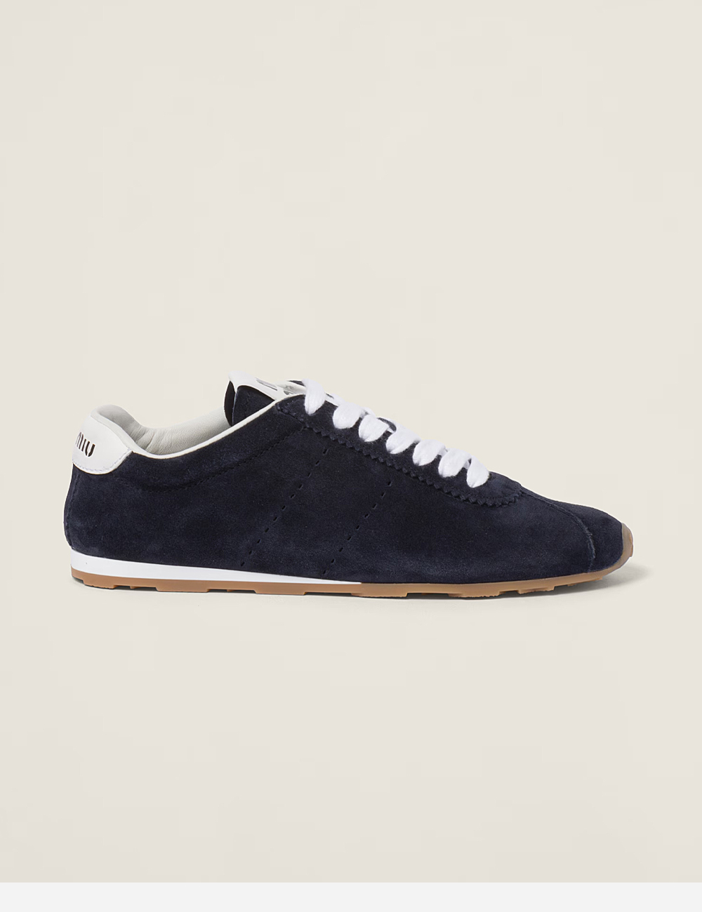Miu Miu Plume Suede "Navy"