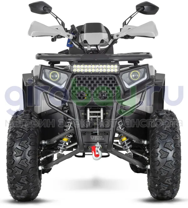 Бензиновый квадроцикл WHITE SIBERIA BARS 200CC PRO (Серый) фото №5