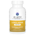 Dr. Emil Nutrition, ежовик гребенчатый, 90 растительных капсул