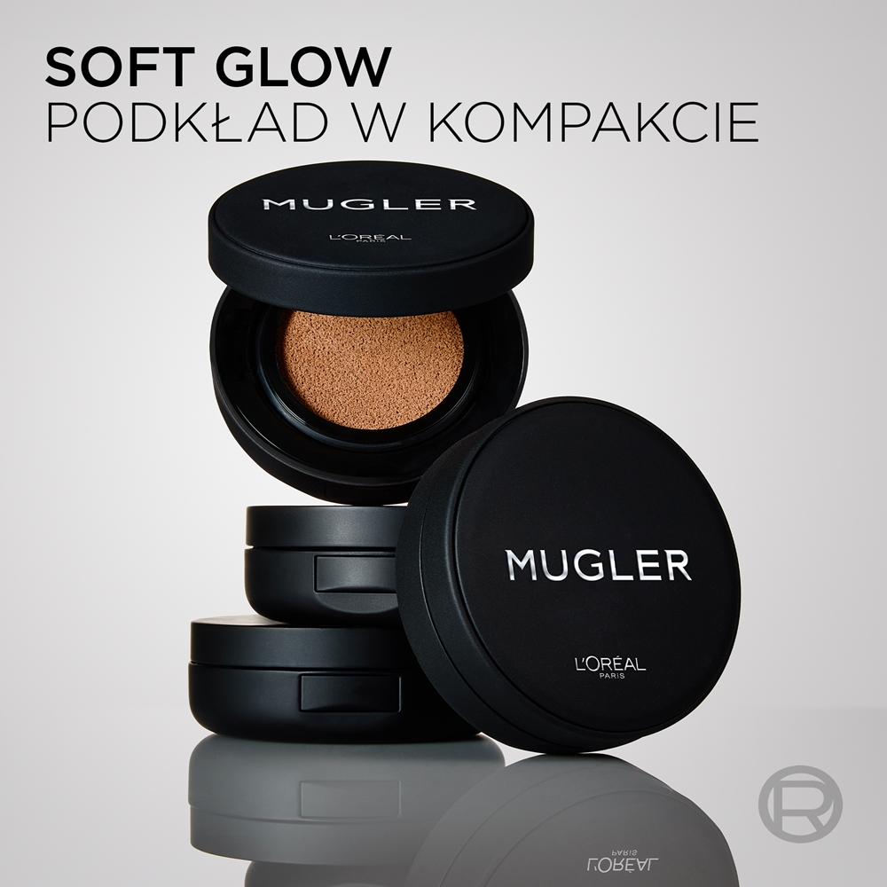 L’Oreal Paris x Mugler - Тональная основа: Трваля падклад у кампакце для ідэальнага крыцця. оттенок 06 Medium Tan / Illusion 6, 23 ml