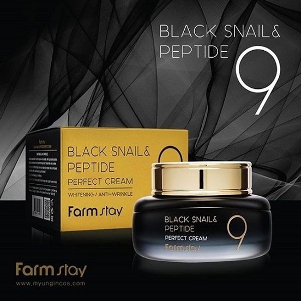 FarmStay Black Snail & Peptide9 омолаживающая косметика с комплексом из 9 пептидов FarmStay Black Snail & Peptide9 омолаживающая косметика с комплексом из 9 пептидов