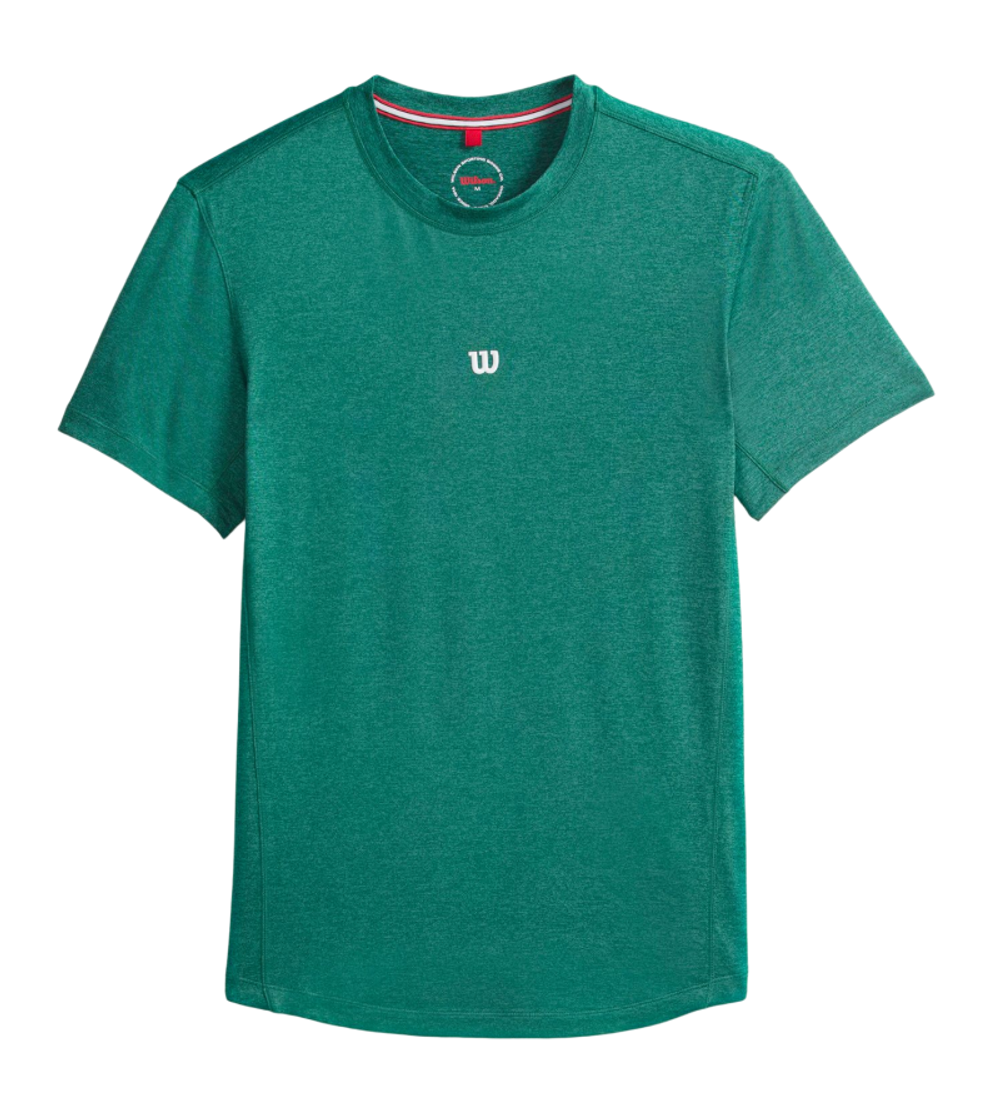 Мужская теннисная футболка Wilson The Everyday Performance T-Shirt - field green