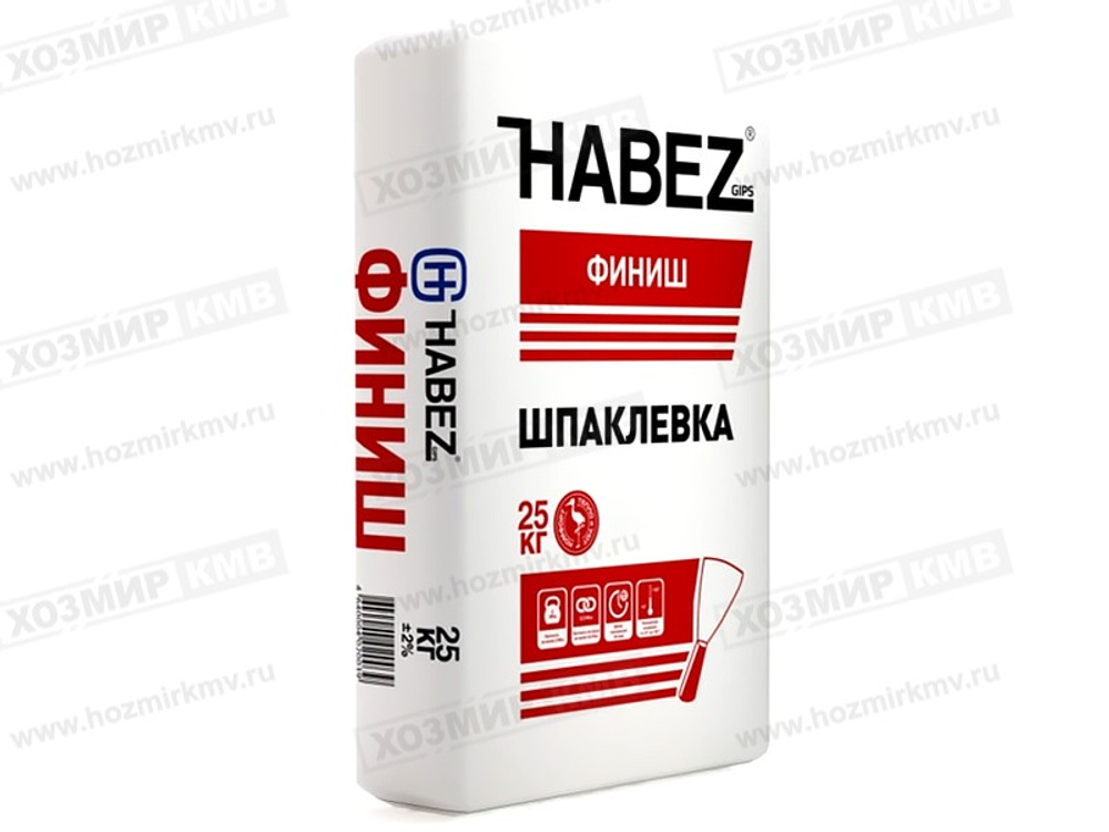 шпатлевка гипсовая "ФИНИШ" 25кг (HABEZ)
