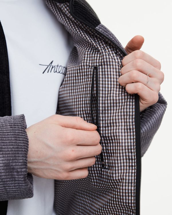 Пуховик AW24 Downjacket Velvet Combo Grey - фото 7