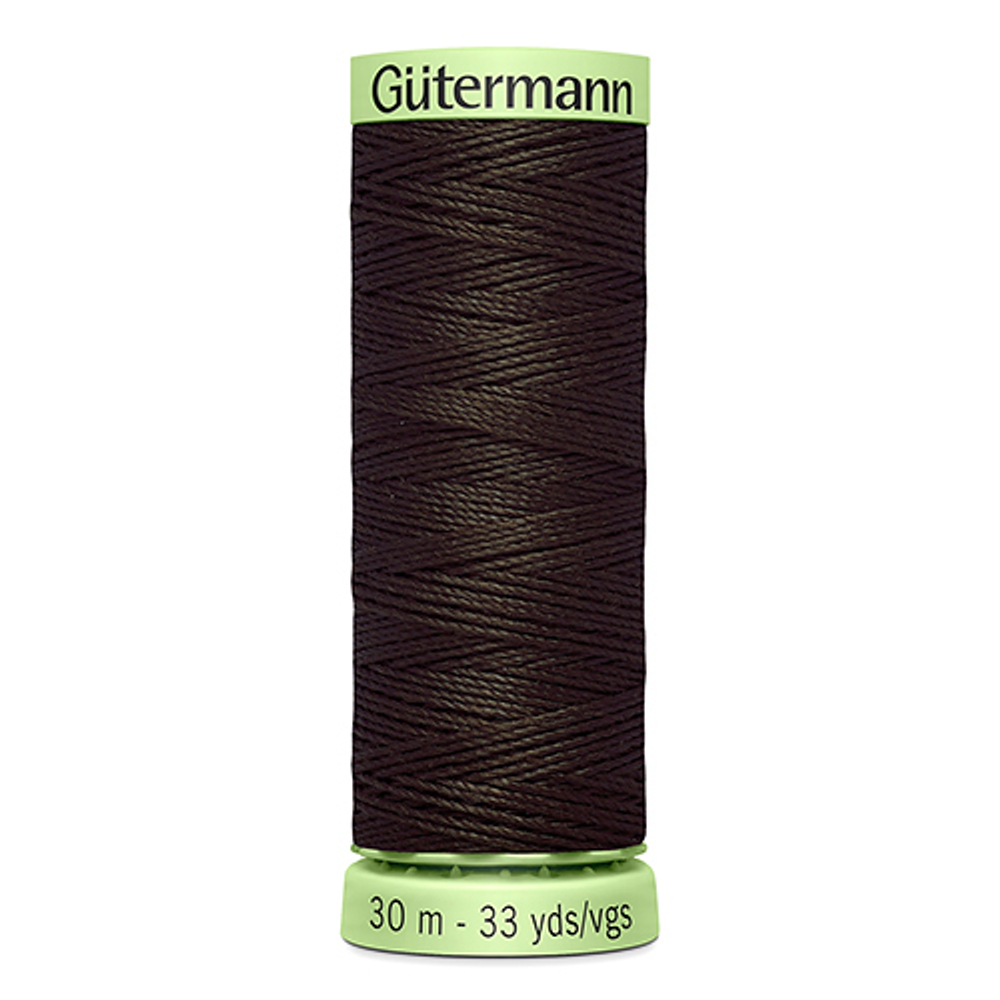 Нить Top Stitch 30/30 м для декоративной отстрочки, Gutermann, 697 венге