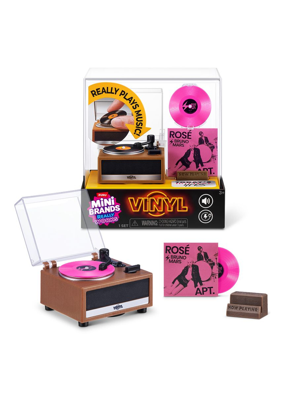 Фигурка Mini Brands Really Vinyl Реальный Виниловый Проигрыватель