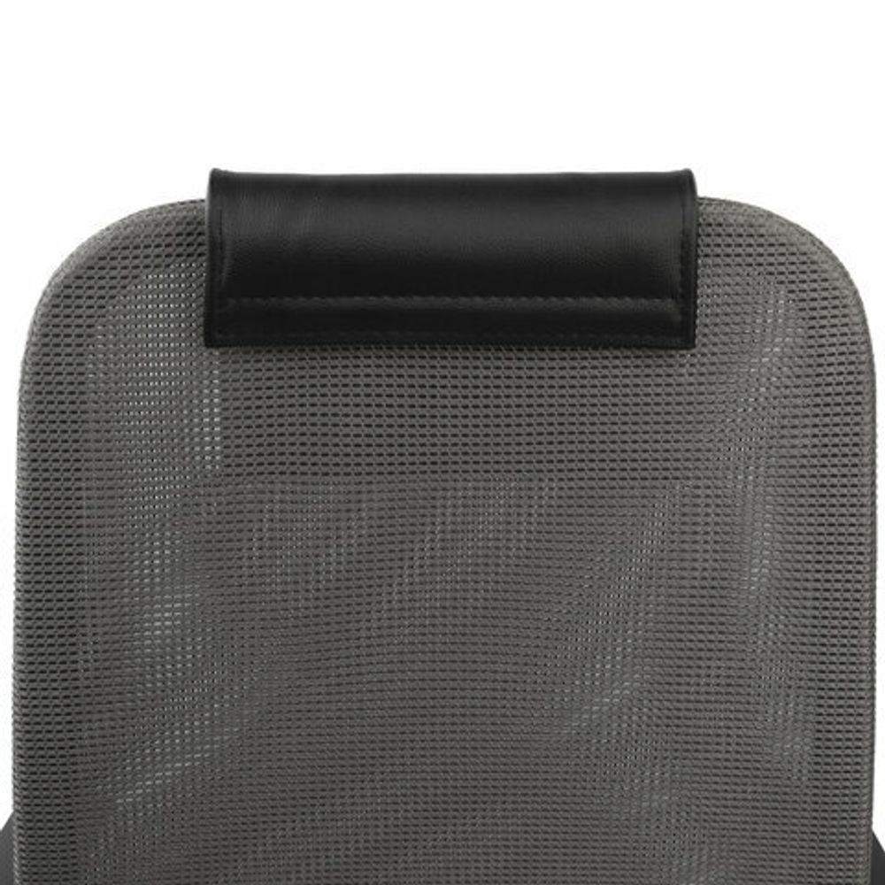 Кресло офисное BRABIX PREMIUM "Ultimate EX-801" хром, плотная двойная сетка Х2, черное/серое, 532918