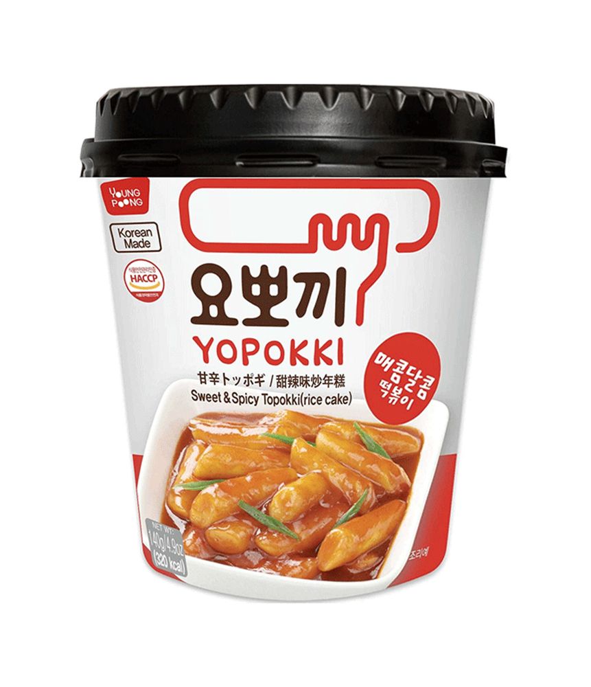 Рисовые палочки Токпокки Yopokki Остро-сладкие 140 г