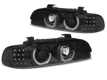 Передние фары Bmw 5 E39 daylight black