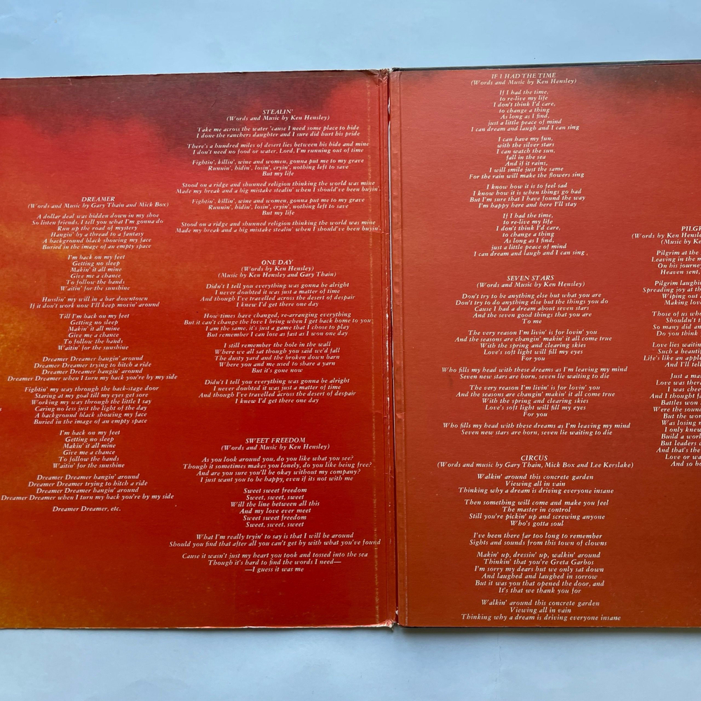Винтажная виниловая пластинка LP Uriah Heep Sweet Freedom (Англия 1973) Island Records