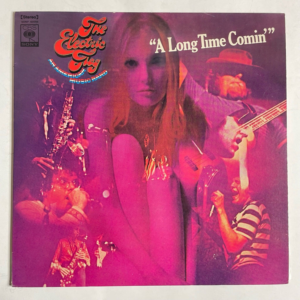 Винтажная виниловая пластинка LP The Electric Flag A Long Time Comin (Japan 1968) (No Obi)