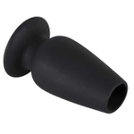 Анальная пробка полая Lust Tunnel Plug (черная) (Цвет: черный)