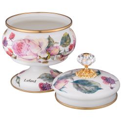 САХАРНИЦА НА НОЖКЕ LEFARD С КРЫШКОЙ,СЕРИЯ ВИНТАЖ, 0,85Л ДИАМЕТР=14 СМ. ВЫСОТА=19 СМ. (КОР=8ШТ.)