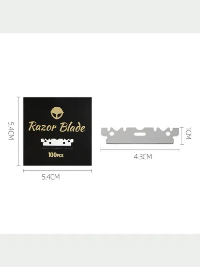 Сменные лезвия для бритья Razor Blade, половинки 100 шт