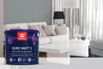 Tikkurila Euro Matt 3 Краска для стен и потолка интерьерная "БазаС" 2,7L