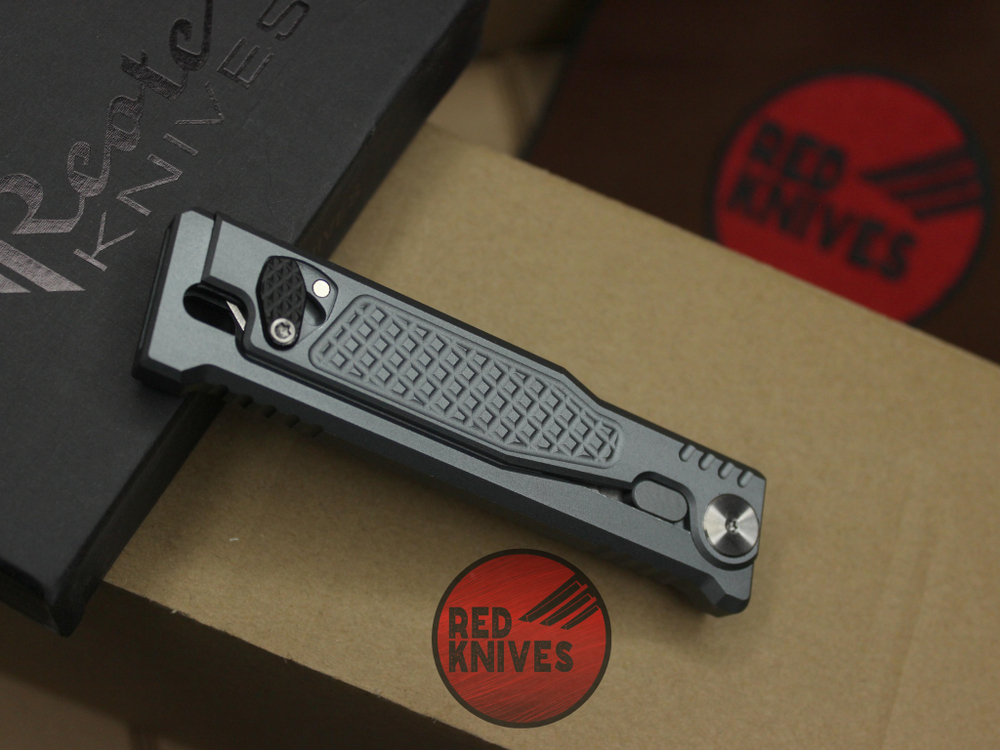 Нож Reate Exo-M T/E - серая рукоять, клинок светлый