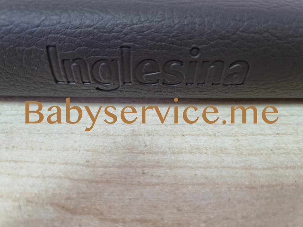 Бампер Inglesina Aptica коричневый кожаный NEW