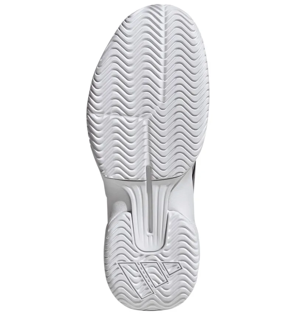 Женские Кроссовки теннисные Adidas GameCourt 3 W - core black/silver metallic/cloud white