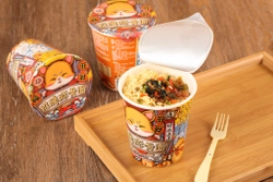Лапша быстрого приготовления пшеничная Le Ramen Meow, Тонкоцу (со свиным бульоном)