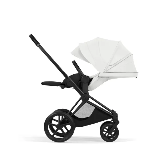 Детская коляска Cybex Priam V Style 2 в 1 Off White на раме Matt Black