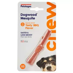 Игрушка Petstages для собак Mesquite Dogwood с ароматом барбекю 13 см очень маленькая