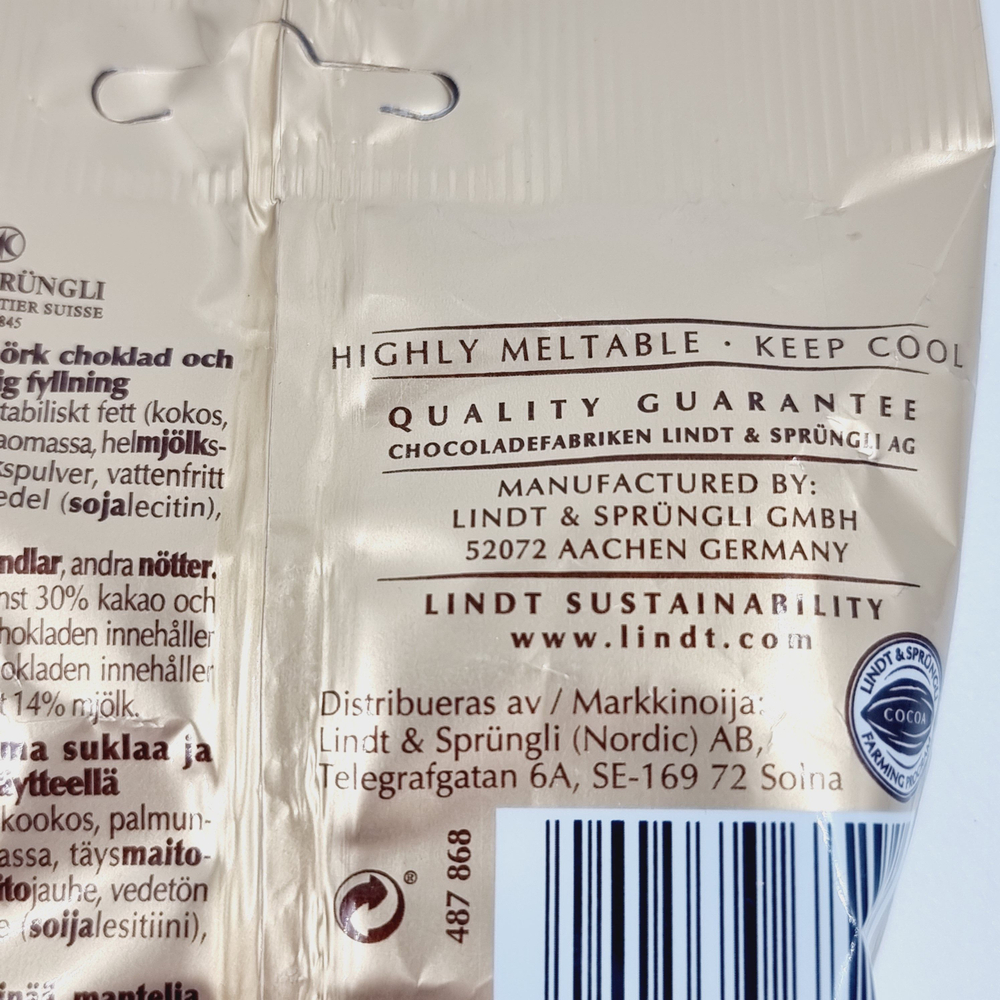 Шоколад Lindt Lindor mini eggs ассорти начинка из молочно-белого темного шоколада пасхальные яйца 90 г (Из Финляндии)