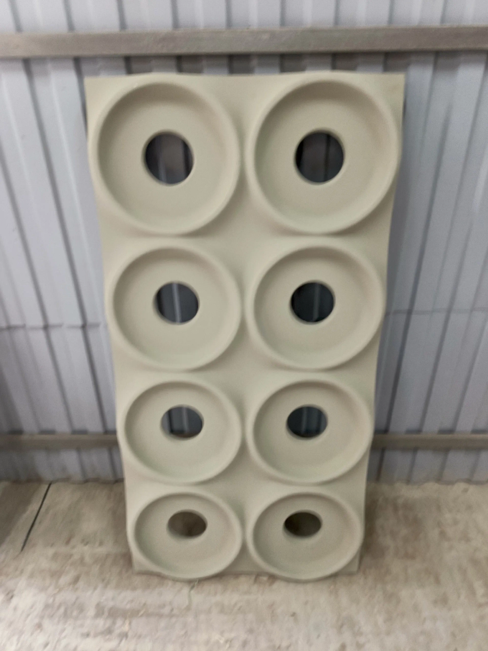 3Д Двухсторонняя полиуретановая панель, Круги / PU Block Panel Double Pieces, HL-03, 1200х600 мм