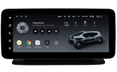 Магнитола для Mercedes-Benz CLS-класс (C219) 2012-2014 NTG 4.5 - Teyes LUX ONE монитор 12.3", Android 10, Быстрая, CarPlay, 4G SIM-слот