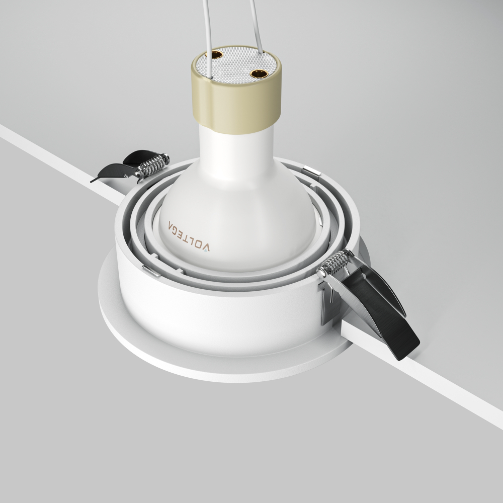 Встраиваемый светильник Maytoni Atom DL113-GU10-01-RD-W