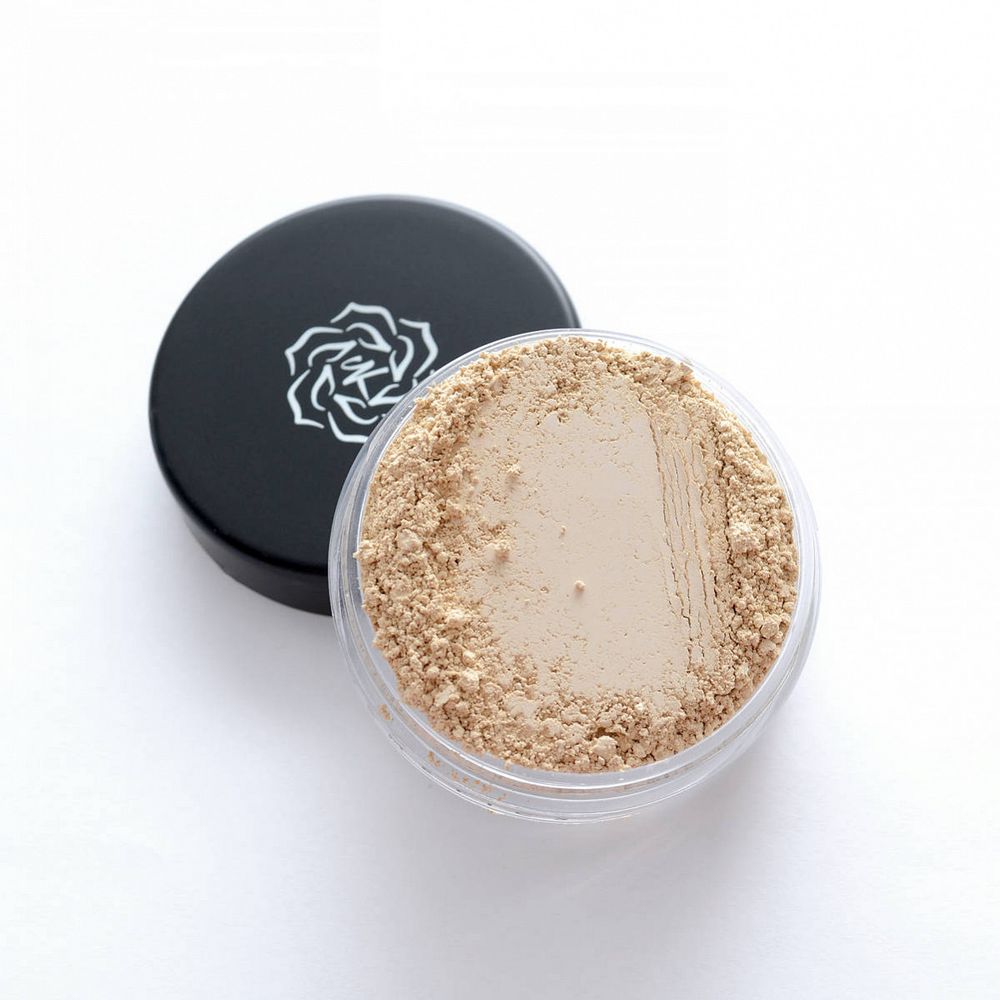 Основа сатиновая мерцающая YL1 Светлый золотистый, 8гр (Kristall Minerals Cosmetics)