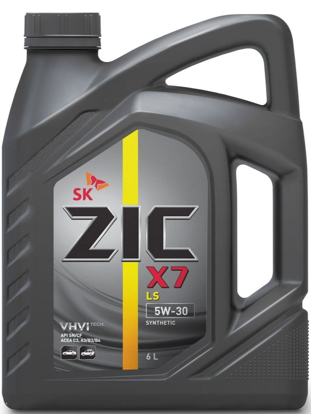 Масло моторное ZIC X7 LS 5W-30 синтетическое 6 л 172619