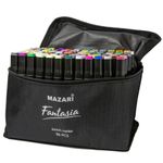 Набор маркеров для скетчинга 96цв, 3,0-6,2мм, Fantasia. Main colors, двусторонние, Mazari